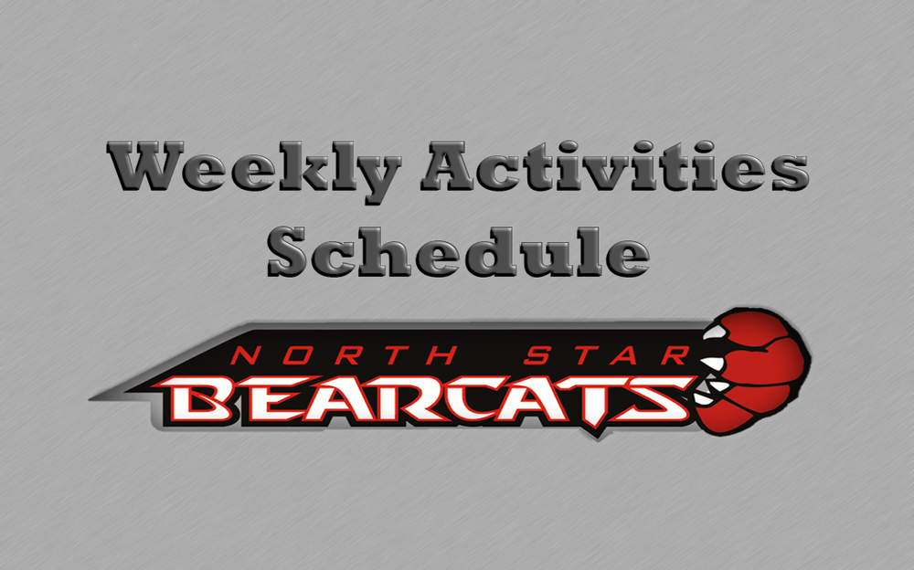 Weekly Activities (October 3-9)