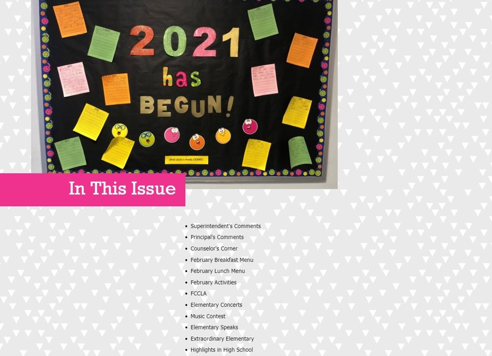 February 2021 Newsletter