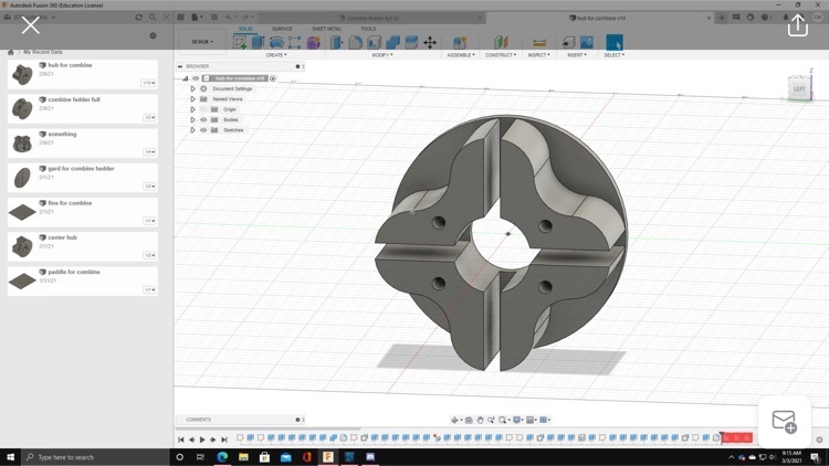 AutoDesk Fusion CAD model