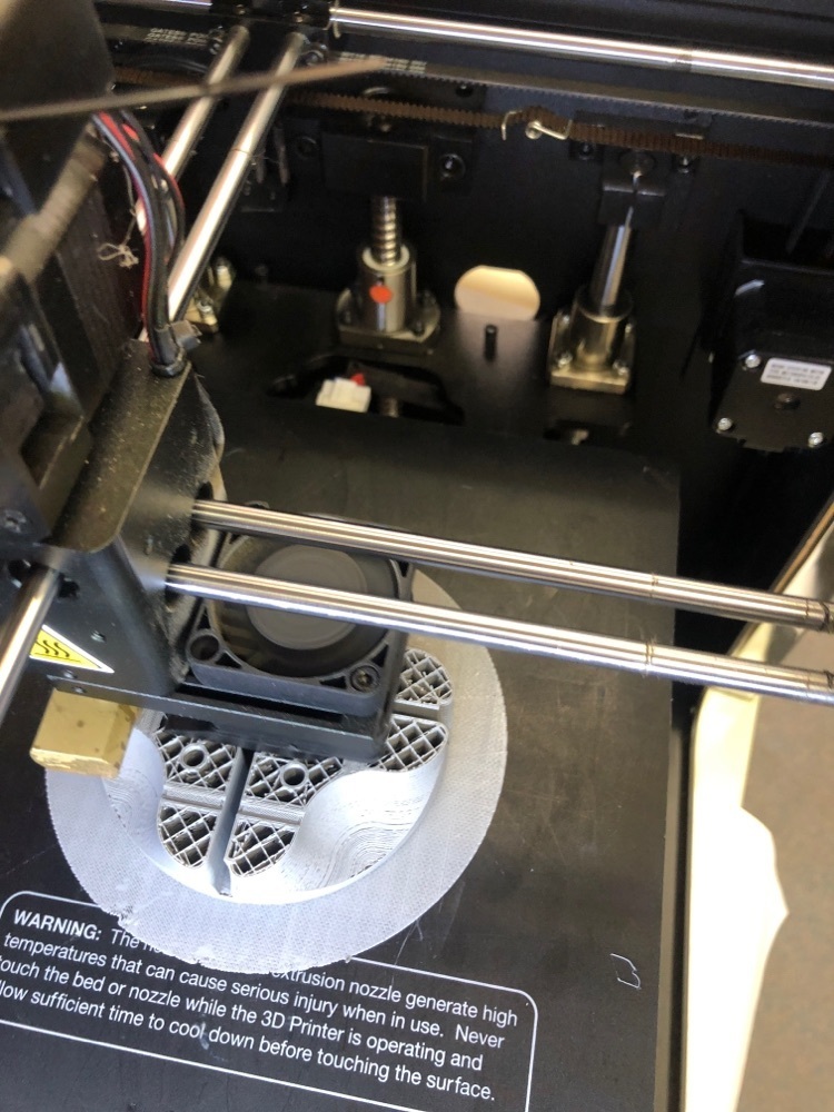 3D print underway