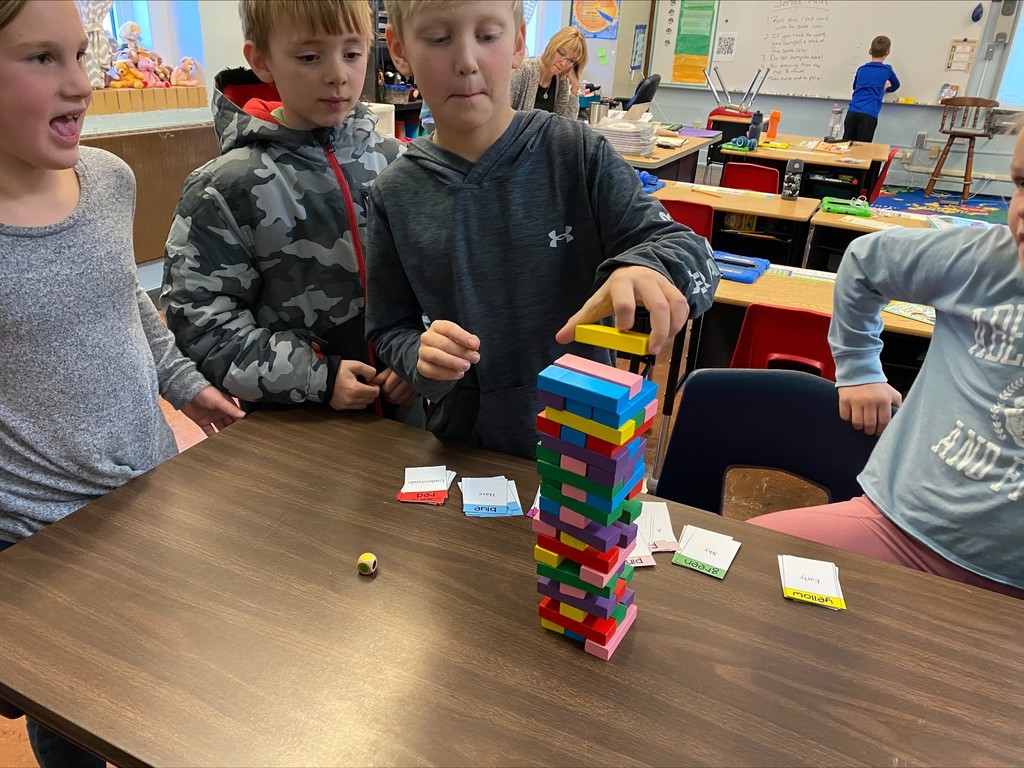 Sight word Jenga 2