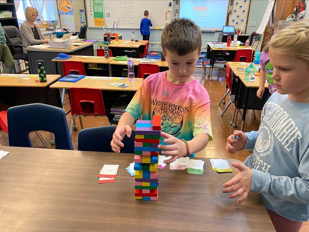 Sight word Jenga 3